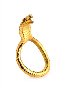 XR Brands Cobra - King Gold Cockring