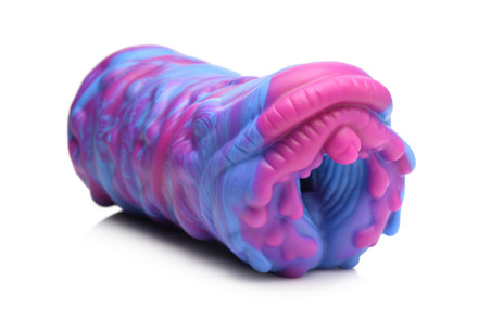 XR Brands Cyclone - Silicone Alien Vagina Stroker - Purple