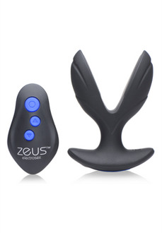 XR Brands Electro-Spread - Vibrating and E-Stim Silicone Butt Plug