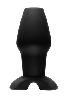 XR Brands Invasion - Hollow Silicone Butt Plug - Large