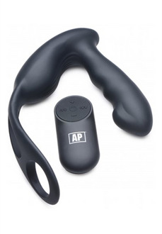 XR Brands Milking and Vibrating Prostate Massager + Harness with 7 Speeds