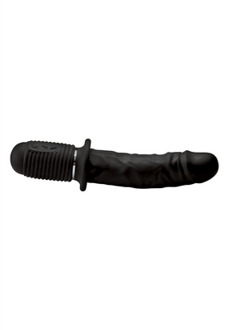 XR Brands Power Pounder - Vibrating and Thrusting Silicone Dildo