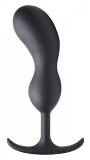 XR Brands Premium Silicone Weighted Prostate Plug - Extra Large