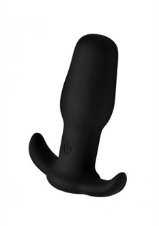 XR Brands Silicone Anal Plug with Remote Control