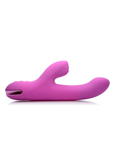 XR Brands Silicone Pulsating and Vibrating Rabbit