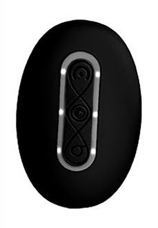 XR Brands Silicone Vibrating Anal Plug with Remote Control