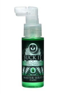 XR Brands Suck It - Throat Desensitizing Oral Spray - 2 oz / 60 ml