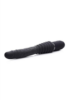 XR Brands Thrust Master - Vibrating and Thrusting Dildo with Handle