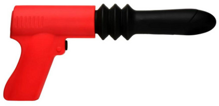 XR Brands Thrusting Pistola Vibrator - Red