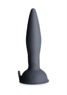 XR Brands Turbo Ass-Spinner - Silicone Anal Plug with Remote Control
