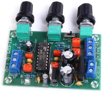 XR1075 12V Preamp BBE Sound Board Preamplifier BBE Sound Surround Effect Amplifier Preamp o Board Module