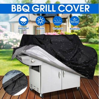 XS-XL Draagbare Waterdichte Bbq Grill Barbeque Cover Outdoor Gas Tuin Houtskool Elektrische Barbeque Protector Canvas Anti Dust 100x60x150cm