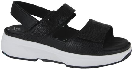 Xsensible 30700.5.9-g/h dames sandalen sportief Zwart - 43