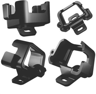 XSories Kite/Wakeboard Fin Mount HERO3(+)with Divehousing Zwart