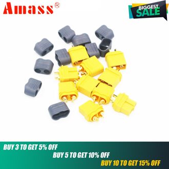 XT60 + Connectors,5 Paar/partij Vergaren XT60 + Plug Connectoren Met Schede Behuizing Voor Rc Batterij