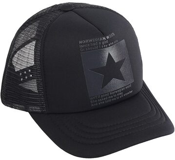 Xthree Zomer Baseball Caps Voor Mannen Brief Cap Mesh Casual Pet Streetwear Snapback Hoed Bone Unisex zwart