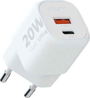 Xtorm 20W Gan2 Ultra Wall Charger Accessoire Wit - One size