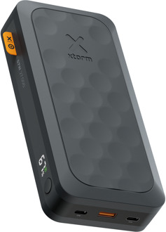 Xtorm Fuel Series 5 67W Powerbank 27.000 mAh - LED Display - 2 x USB-C PD / 1 x USB-A - FS5 - GRS materiaal - Beveiligingsfuncties Zwart