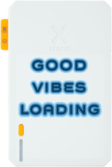 Xtorm Powerbank 10.000 mAh Wit - Good Vibes