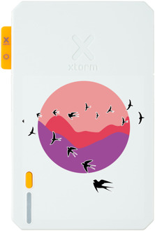 Xtorm Powerbank 10.000mAh Wit - Design - Free Like a Bird