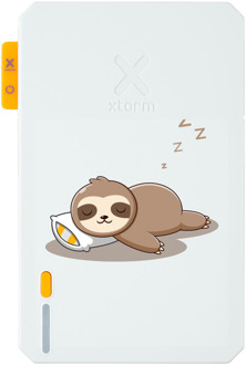 Xtorm Powerbank 10.000mAh Wit - Design - Sleeping Sloth