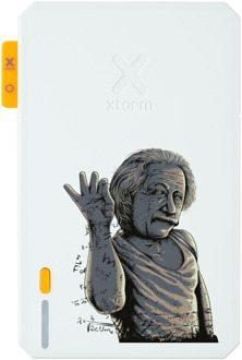 Xtorm Powerbank 5.000mAh Wit - Design - Einstein Bae
