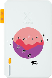 Xtorm Powerbank 5.000mAh Wit - Design - Free Like a Bird