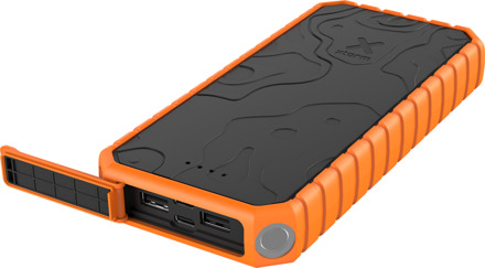 Xtorm Rugged Outdoor Powerbank 20.000 mah - Waterdichte Powerbank met Zaklamp 35W - 2x USB-C PD + 2x USB-A poorten 20000mAh