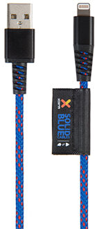 Xtorm Solid Blue Lightning USB kabel (1m)