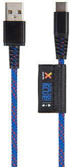 Xtorm Solid Blue USB-C™ kabel - 1 meter