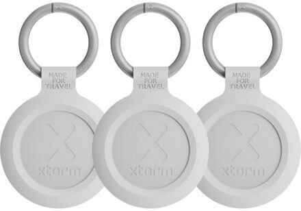 Xtorm Waterbestendige reisetiket (set van 3) Grijs - One size