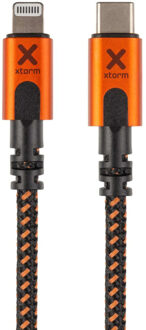 Xtorm Xtreme USB-C to Lightning cable (1,5m) Zwart - One size