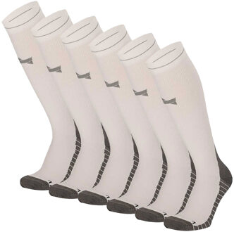 Xtreme Compressie Sokken Hardlopen 6-pack Multi White-45/47 - 45/47