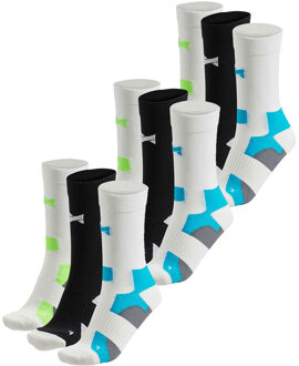 Xtreme Fietssokken Crew 9-pack Multi White-35/38 - 35/38