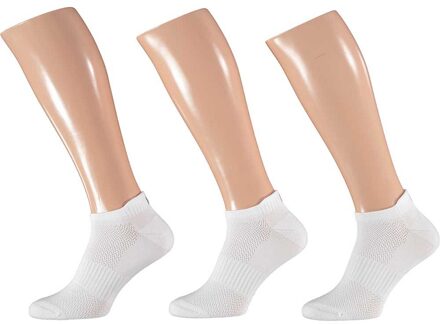 Xtreme Fitness Sneakersokken 3-pack wit-45/47