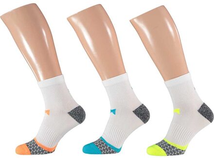 Xtreme Hardloop Sokken 3-pack Multi White-39/42