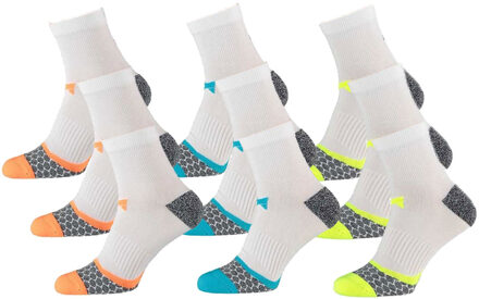 Xtreme Hardloop Sokken 9-pack Multi White-35/38 - 35/38