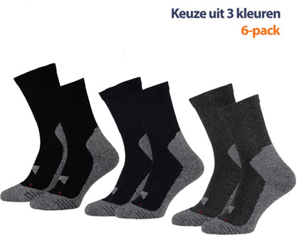 Xtreme Hiking Sokken 6-pack Multi Antraciet-42/45 - 42/45