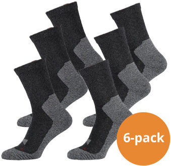 Xtreme Hiking Sokken 6-pack Multi Antraciet-45/47 - 45/47