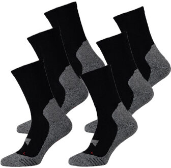 Xtreme Hiking Sokken 6-pack Multi Black-42/45 - 42/45
