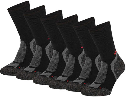 Xtreme Hiking Sokken Wol 6-pack Multi Black-42/45 - 42/45