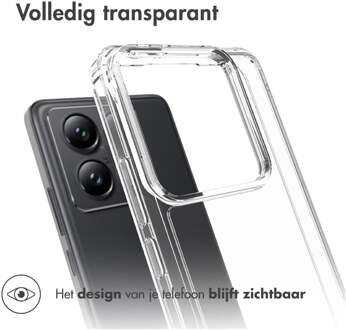 Xtreme Impact Backcover voor Xiaomi 14T Pro Telefoonhoesje Transparant