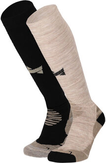 Xtreme Outdoor Sokken Compressie 2-pack Multi Beige-42/45 - 42/45