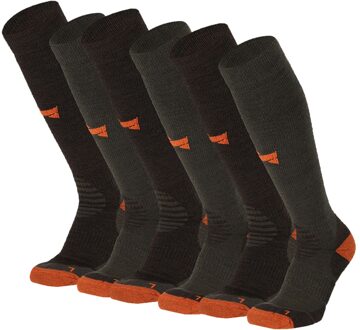 Xtreme Outdoor Sokken Compressie 6-pack Multi Green-42/45 Groen - 42/45