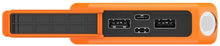Xtreme Power Pack 35W 20.000mAh waterproof with Torch Powerbank Oranje