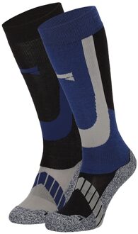 Xtreme Skisokken Unisex 2-pack Multi Blue-42/45 - 42/45