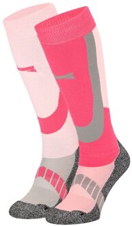 Xtreme Skisokken Unisex 2-pack Multi Pink-39/42 - 39/42