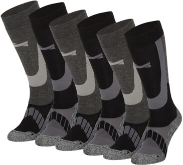Xtreme Skisokken Unisex 6-pack Multi Black-42/45 - 42/45
