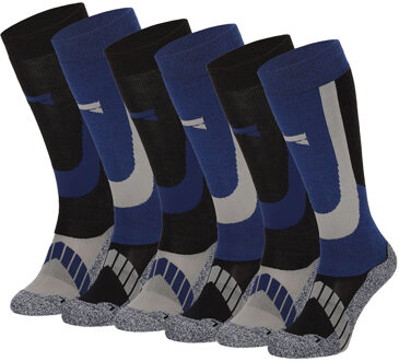 Xtreme Skisokken Unisex 6-pack Multi Blue-42/45 - 42/45