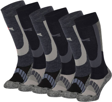 Xtreme Skisokken Unisex 6-pack Multi Navy-39/42 - 39/42